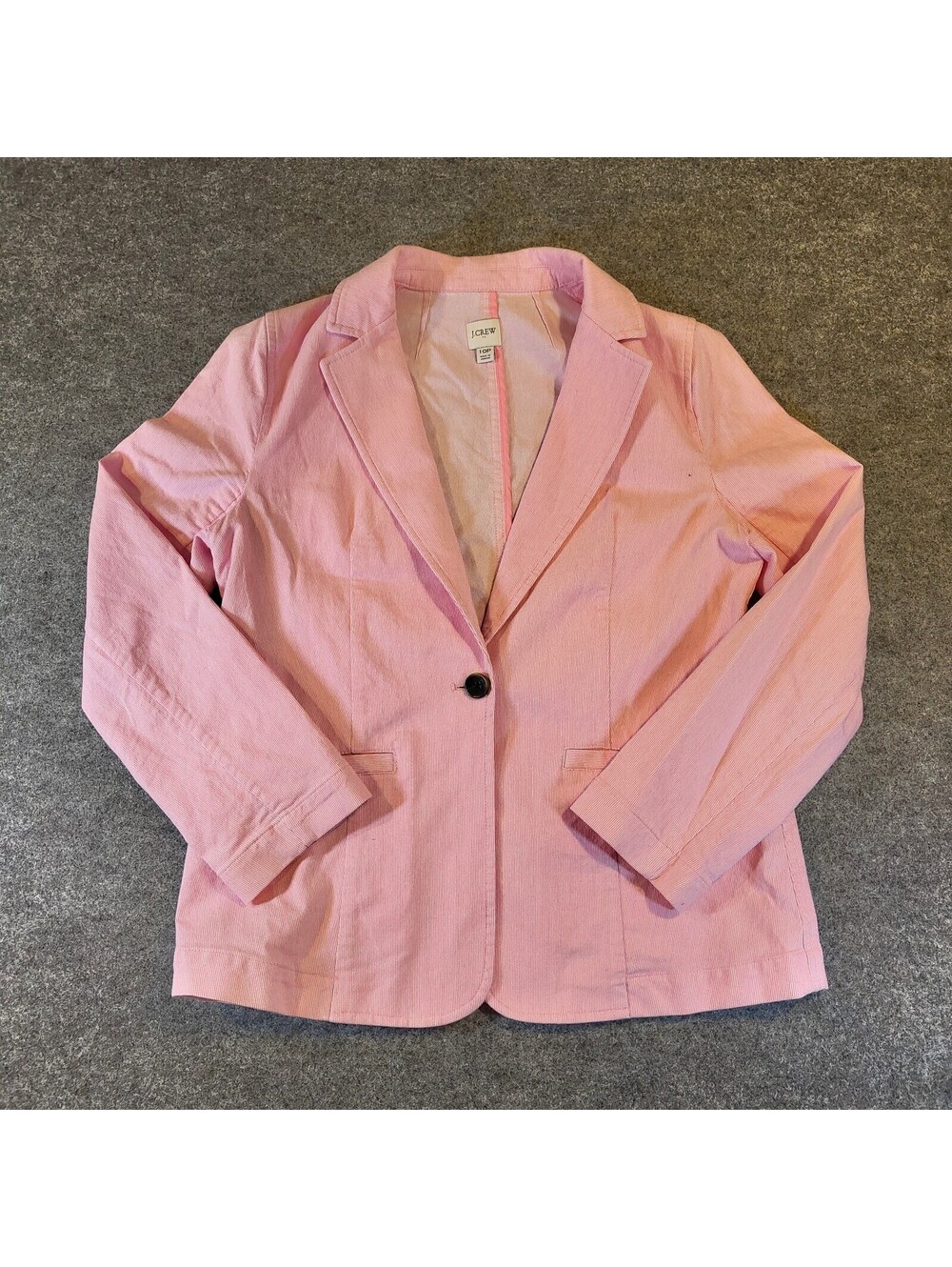 J.Crew Pink Single Button Blazer Jacket Petite 10P